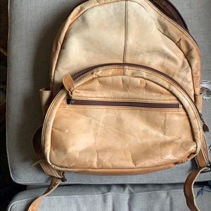 Vintage Leather Backpack